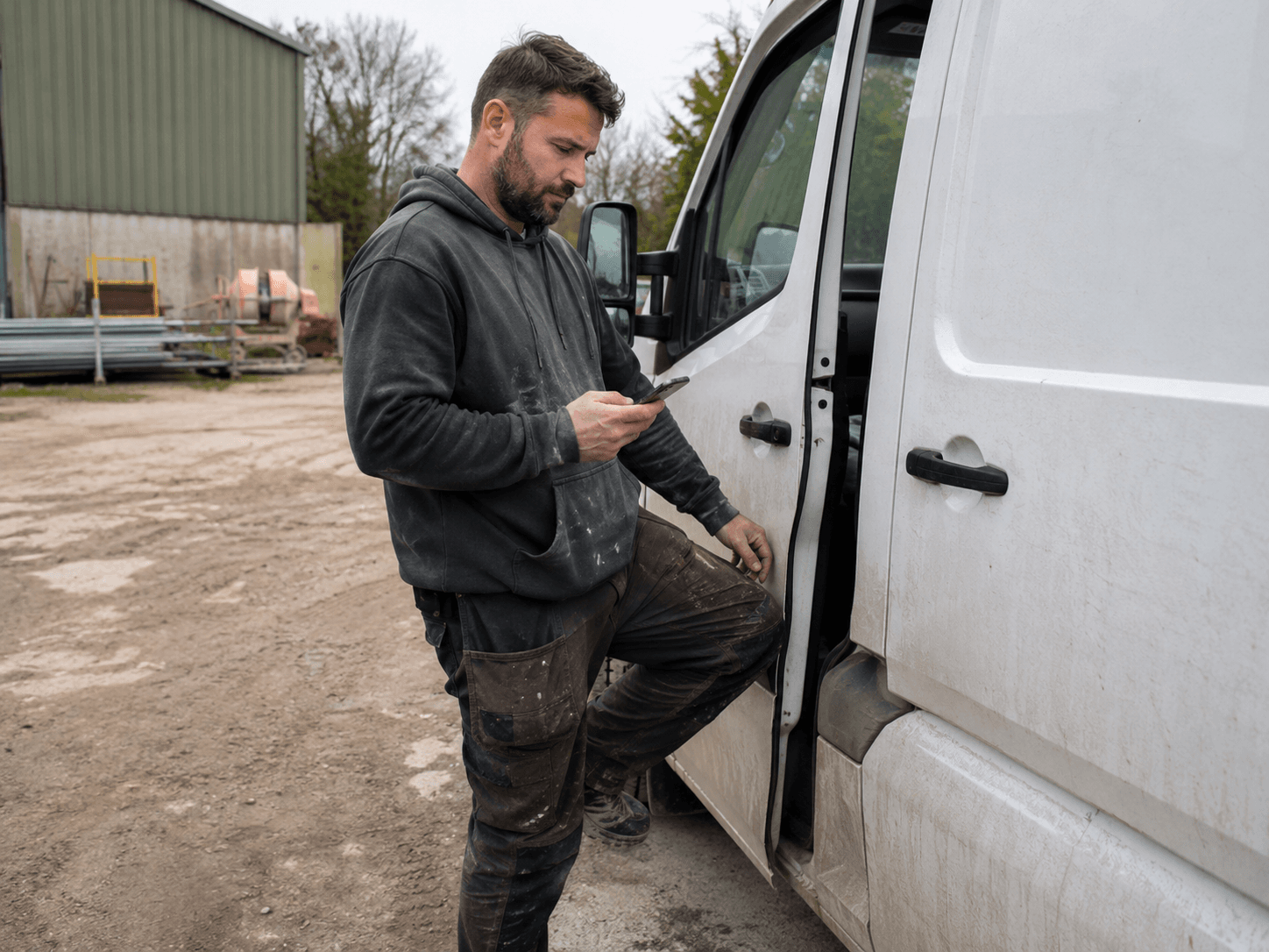Fleet devices and trackers using business SIMs